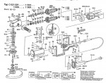 Bosch 0 601 322 002  Angle Grinder 115 V / Eu Spare Parts